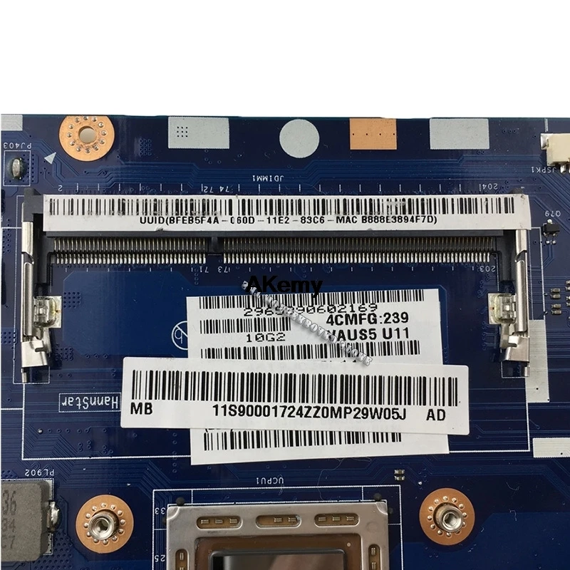 For Lenovo Ideapad 5-14ALC05 5-14ARE05 Laptop Motherboard LA-J701P With AMD R3 R5 R7 CPU 8G or 16G RAM 100% Test Mainboard