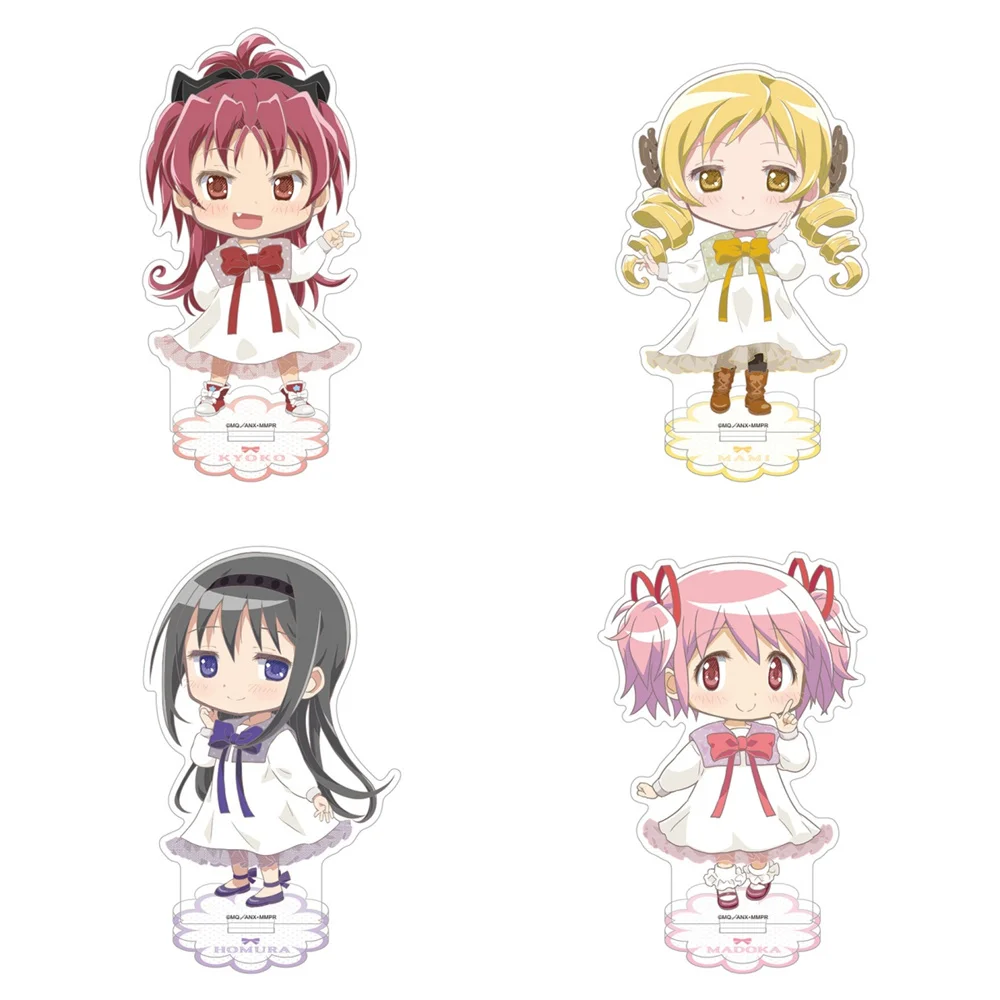 10CM Charm Anime Puella Magi Madoka Magica  Acrylic Stand Model Cosplay Characters Ornament Accessories Goods Collection Gifts