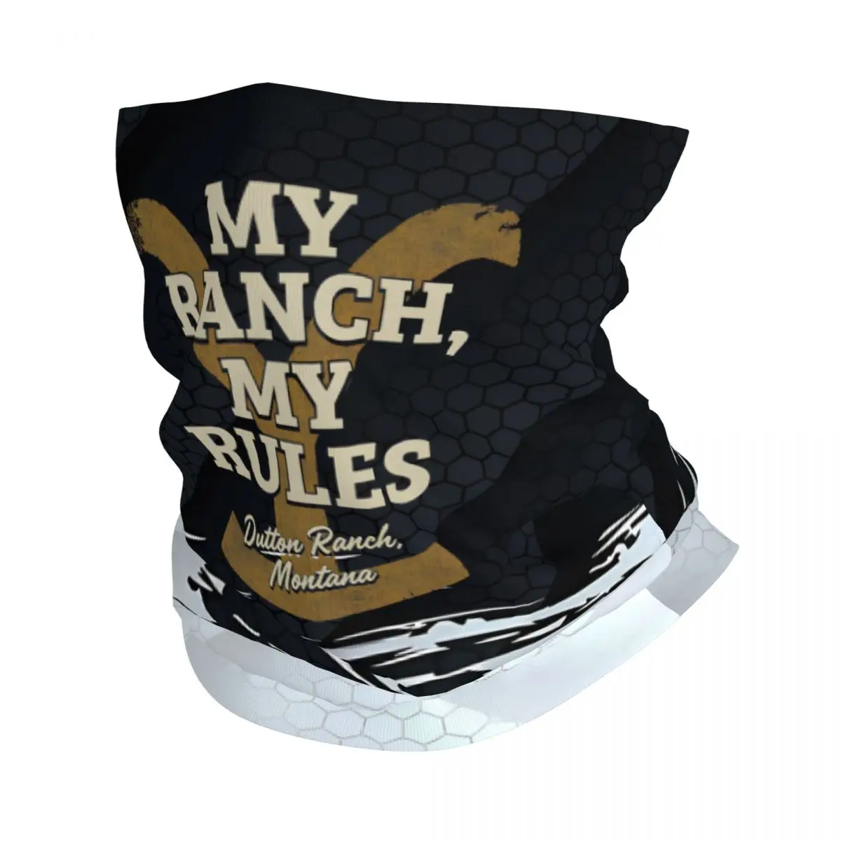 Ace Bandana Neck Gaiter Printed Motor Motocross Yellowstone Dutton Ranch Face Scarf Running Unisex Adult Breathable