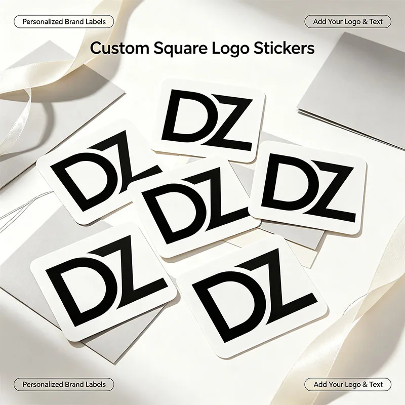 Benutzerdefinierte quadratische Logo-Aufkleber, personalisiertes Foto, Text, Markenname, individuelle Verpackungsaufkleber, individuelles Bild, verschiedene Größen erhältlich – Detail 7