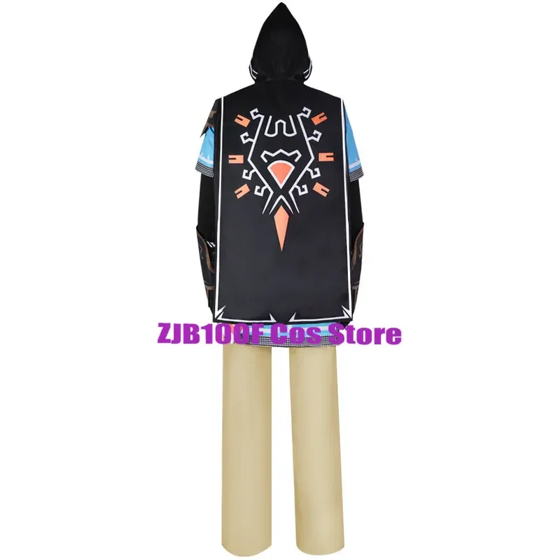 Link Cosplay Anime Tears Of The Kingdom Cosplay Costume Adult Unisex Uniform Halloween Party Role Play