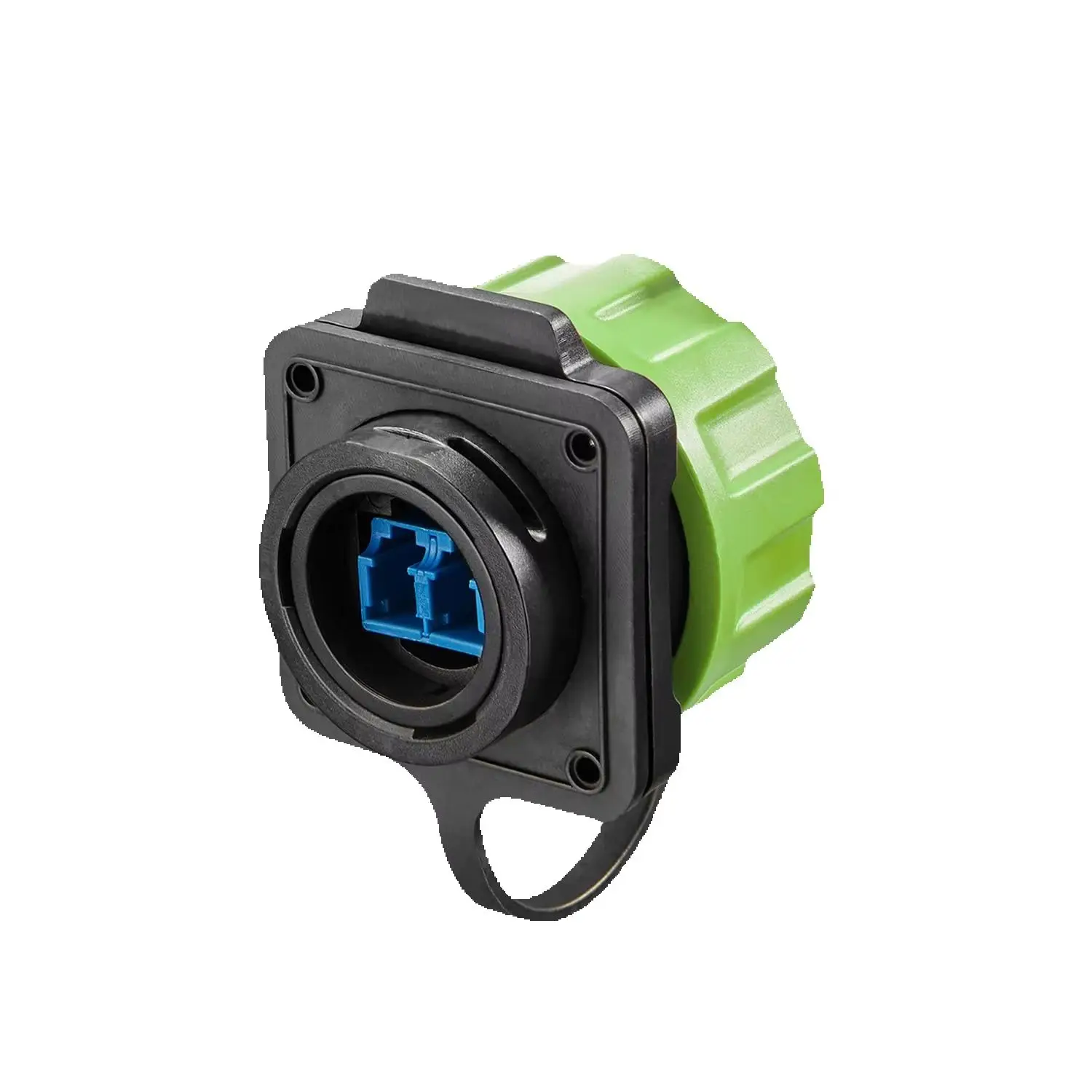 CNLINKO LC to LC Optical Fiber Connector IP68 Waterproof Single Mode Fiber Optic M24 Industrial Computer System Signal Connector
