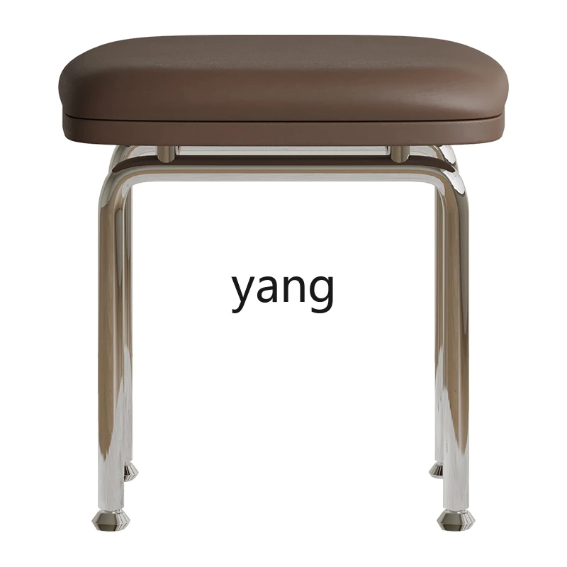 

Yjq Light Luxury Bedroom Dressing Stool Home Modern Makeup Stool Internet Celebrity Soft Bag Dresser Designer