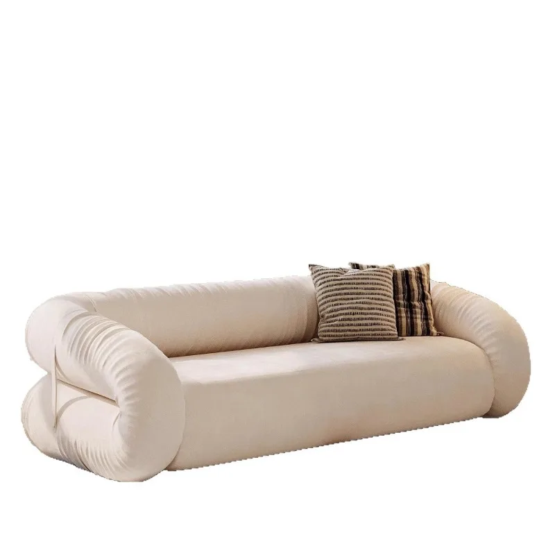 

Cream wind sofa bed, cat scratching skin foldable, multi-functional lazy, simple sofa bedroom