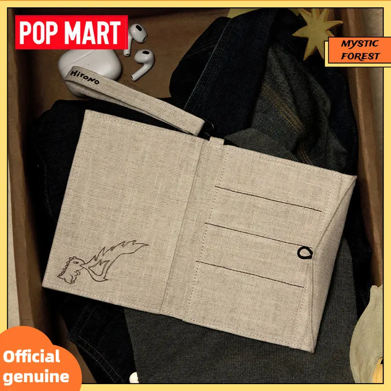 New POP MART Original Hirono Passport Holder Fabric Passport Cover The Mist Walker Series Travel Document Blind Box - view 6