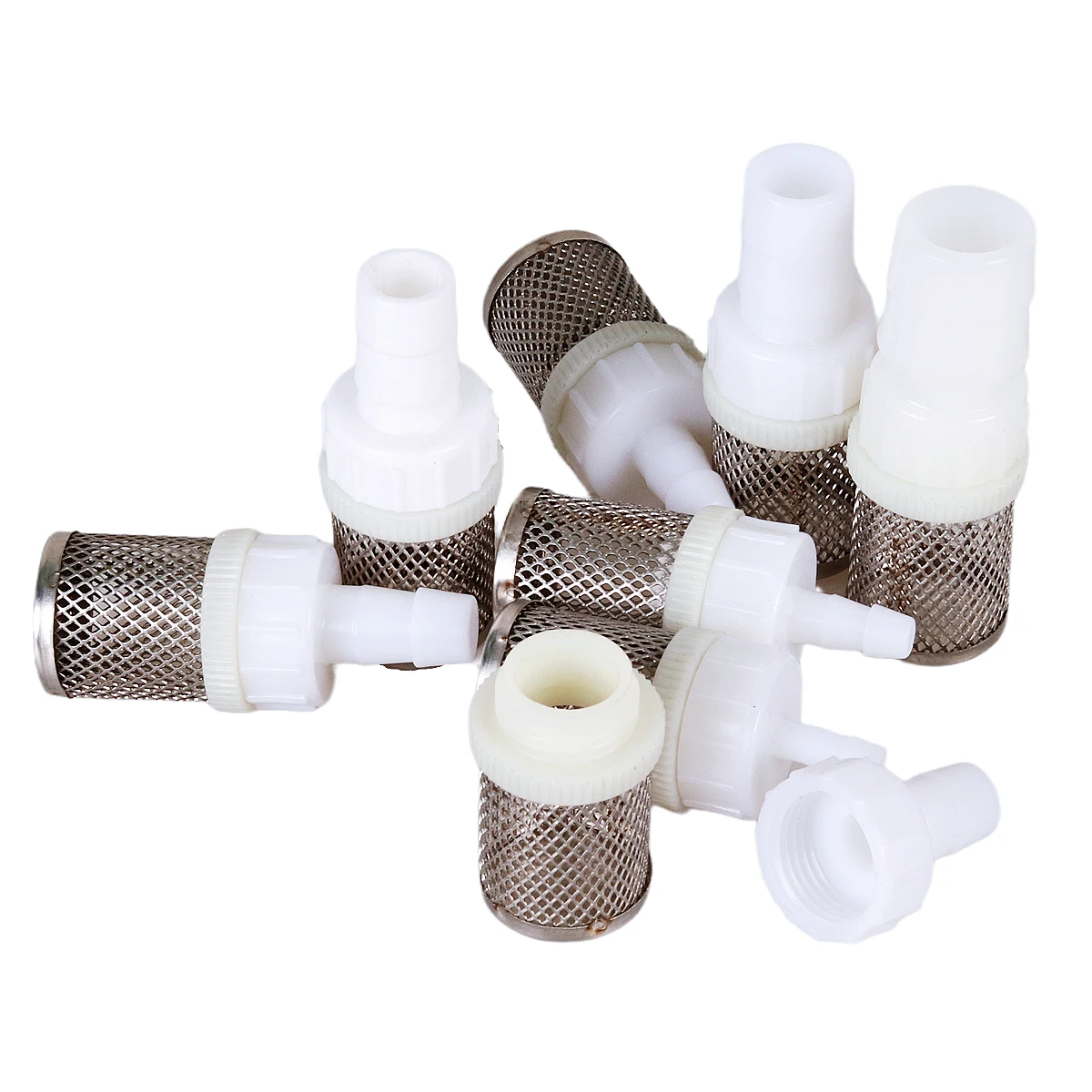 Filtre à mailles en acier inoxydable pour pompe à eau d\'aquarium, tuyau de protection, d\'argile goutte à goutte, agriculture, 4mm, 6mm, 8mm, 10mm,