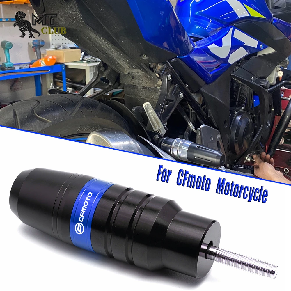 For CFMOTO 650GT CLX700 700CLX Heritage 800MT 2019-2022 Motorcycle CNC Aluminium Exhaust Slider Crash Anti-collision Protection