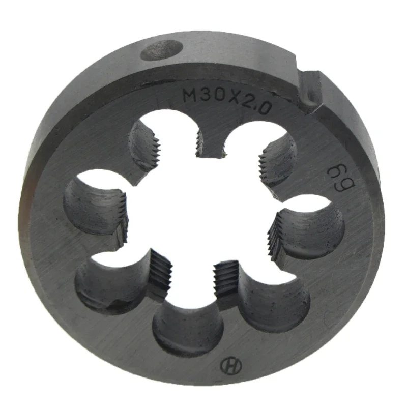 1 pz filettatura macchina filettatura metrica rotonda Die Standard e Fine ppprurito M30 M30 × 2.0 M30 × 1.5 strumento di filettatura di alta qualità
