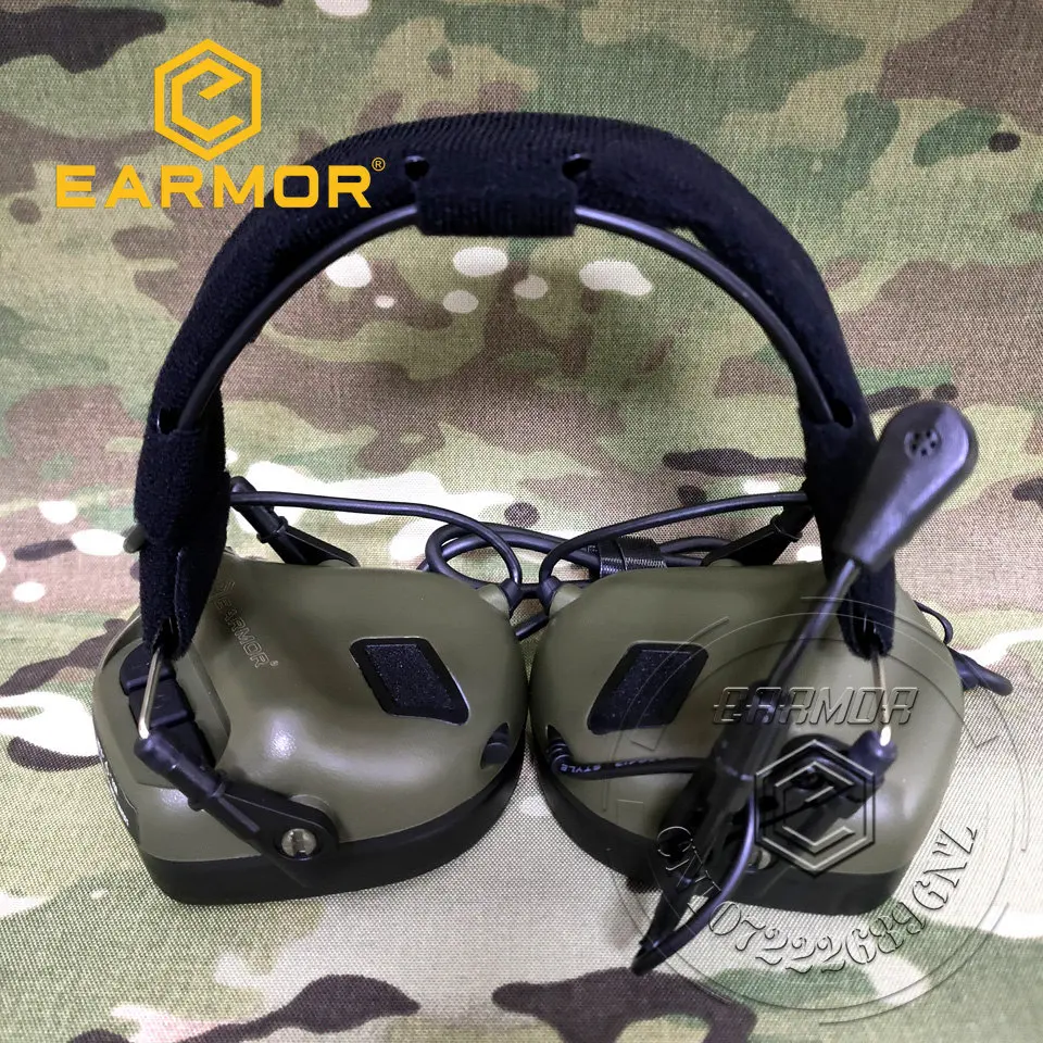 OPSMEN Earmor Airsoftsports Tactical M32 Noise Canceling Headphones Aviation Communication Softair Earphones Shooting