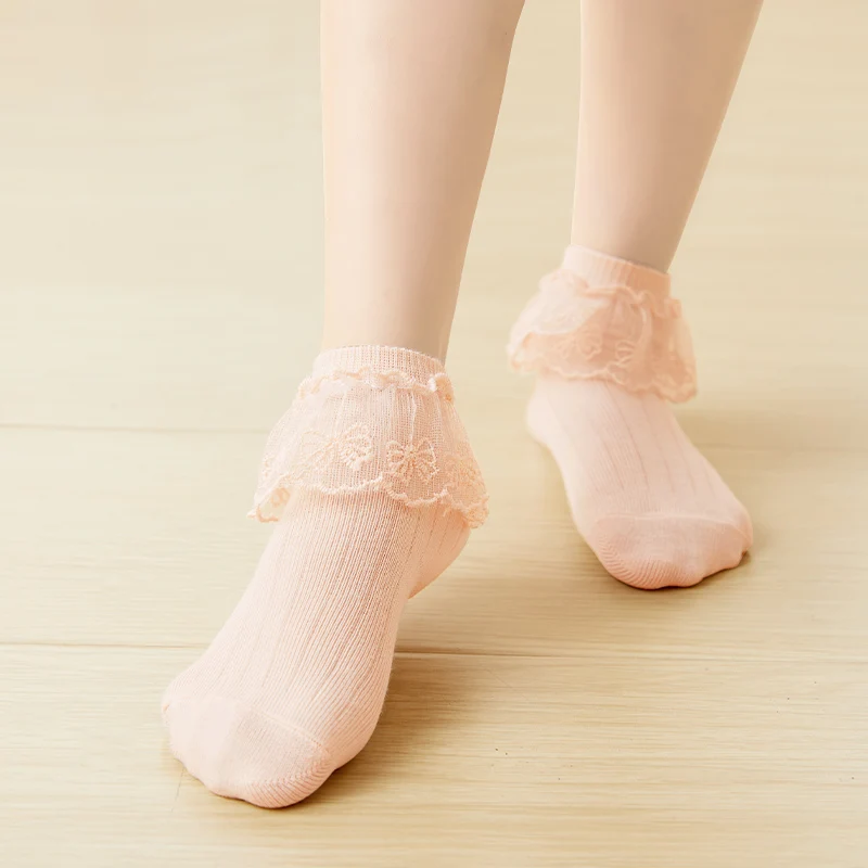 Girls Kids Dance Stockings Dance Pantyhose Latin Short Socks Daily Wear Cotton Dance Leggings Yoga Gymnastics Tights 2 Pairs