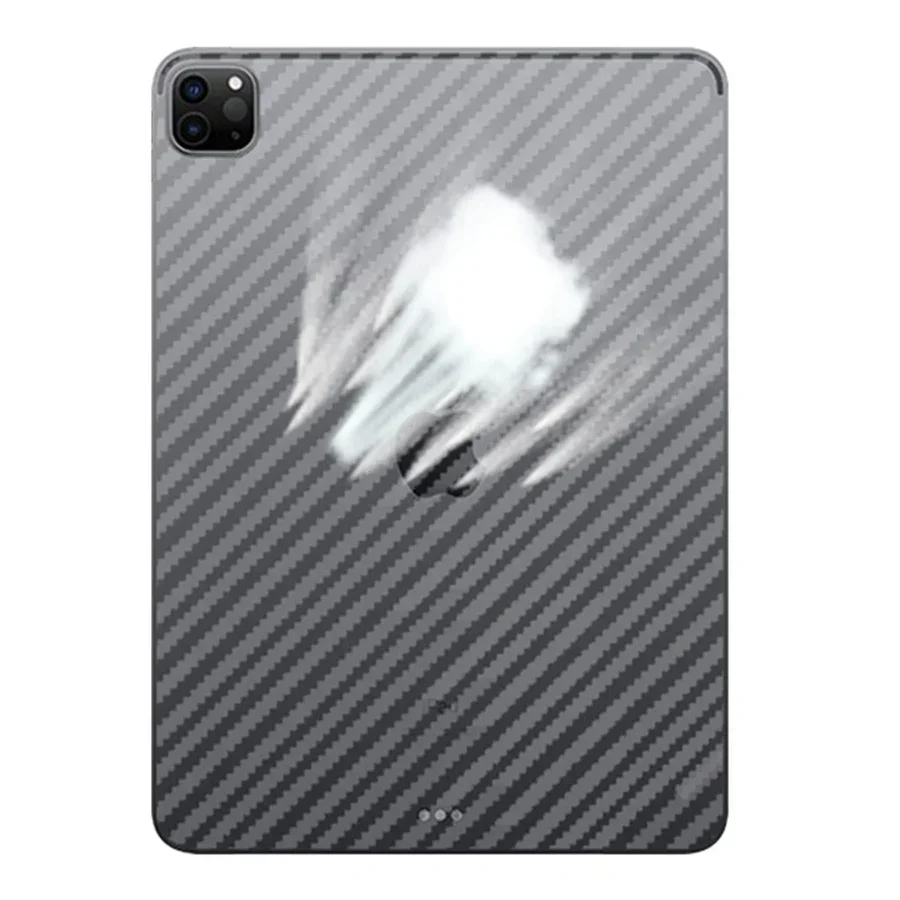 2Pcs Carbon Fiber Film For Apple iPhone iPad Pro 11 13 2024 Back Screen Protector For iPad Pro Protective Film Cover No Glass