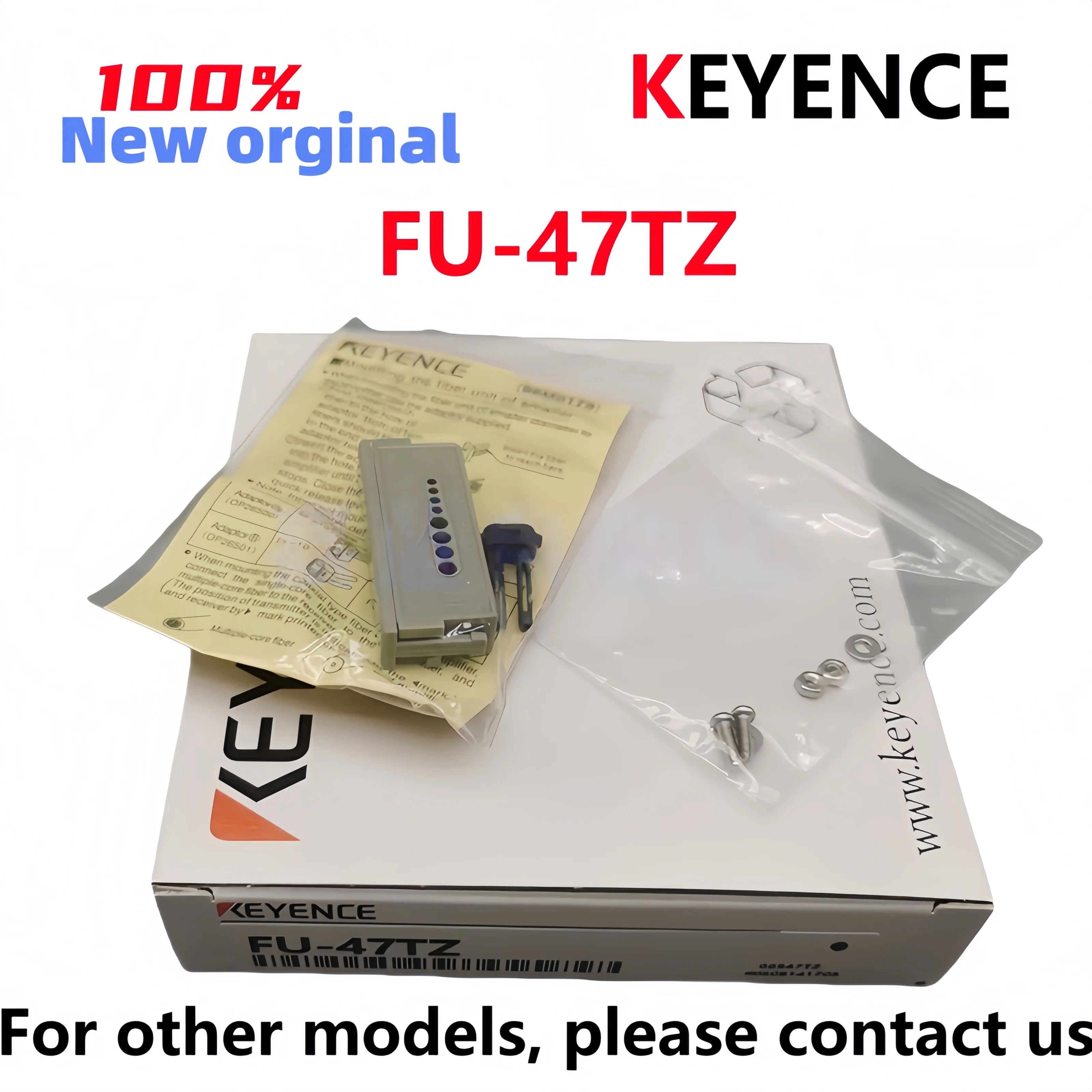 Brand new Original FU47TZ KEYENCE Flat plate bracket-type diffuse reflection fiber optic