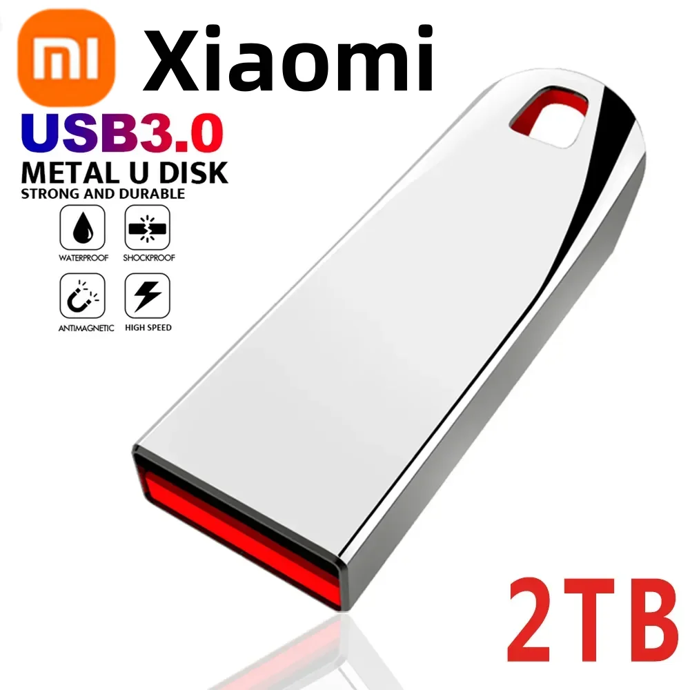 Xiaomi 2TB USB 3.0 Metal Flash Drives High Speed Pendrive 1TB 512GB 256GB Portable Usb Drive Waterproof Memoria Usb Flash Disk