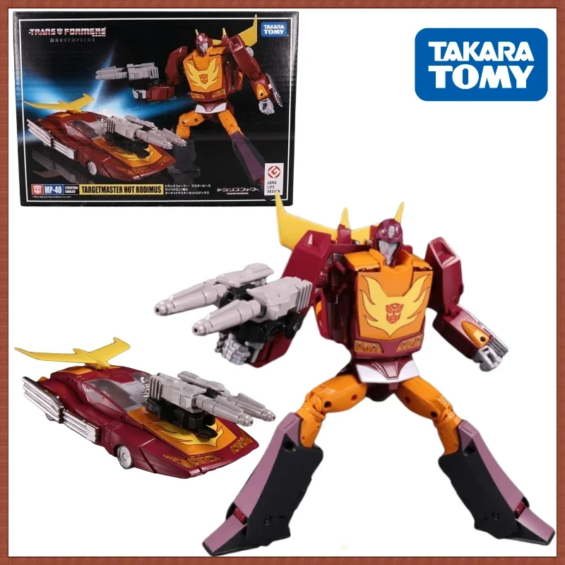 In Stock Takara Tomy Transformers MP Series Japanese Version MP-40 Target Warrior Hot Rod Magnus Movable Figure Robot Model Gif