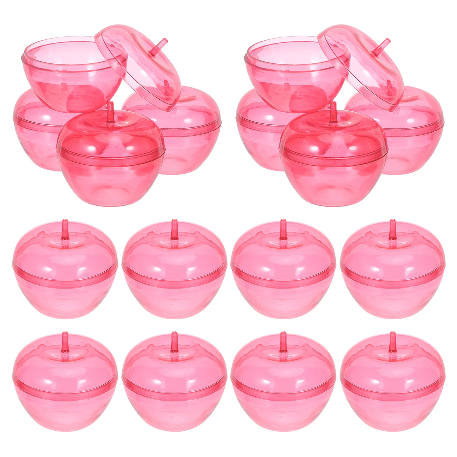 

24Pcs Apple Shaped Favor Boxes Christmas Candy Gift Containers for Winter Party Wedding Birthday Treats Storage Bachelorette