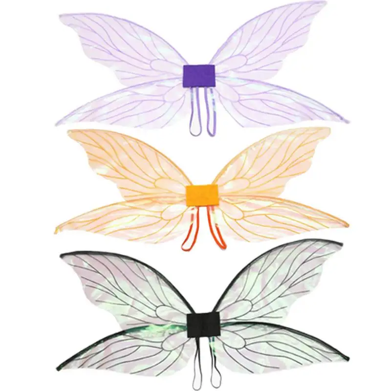 Fairy Wings Creative Fairy Wings Butterfly Wings With Elastic Straps Angel Halloween Costumes For Girls Women Photo Props