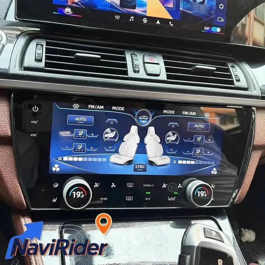 10.25“ AC Panel Air Touch Control HD Large Screen For BMW 5 Series F10 F11 F18 2010-2017 Air Conditioning Climate Board Stereo