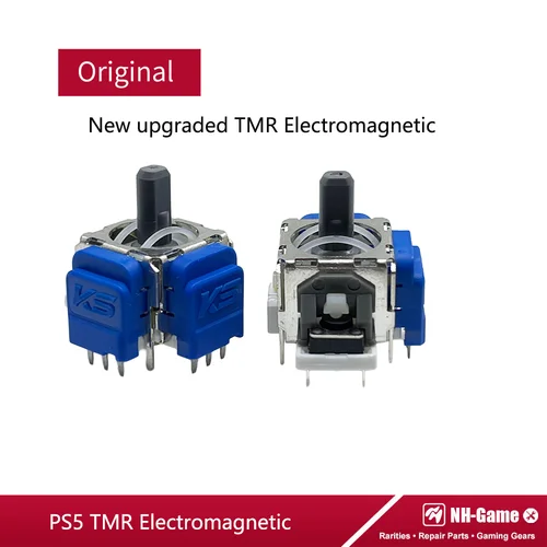 Imagen 2 del producto 50/100 Uds K-SILVER TMR Joystick electromagnético para PS5 para PS4 Gamepad 3D palanca de pulgar analógica para controlador Xbox /Elite 2