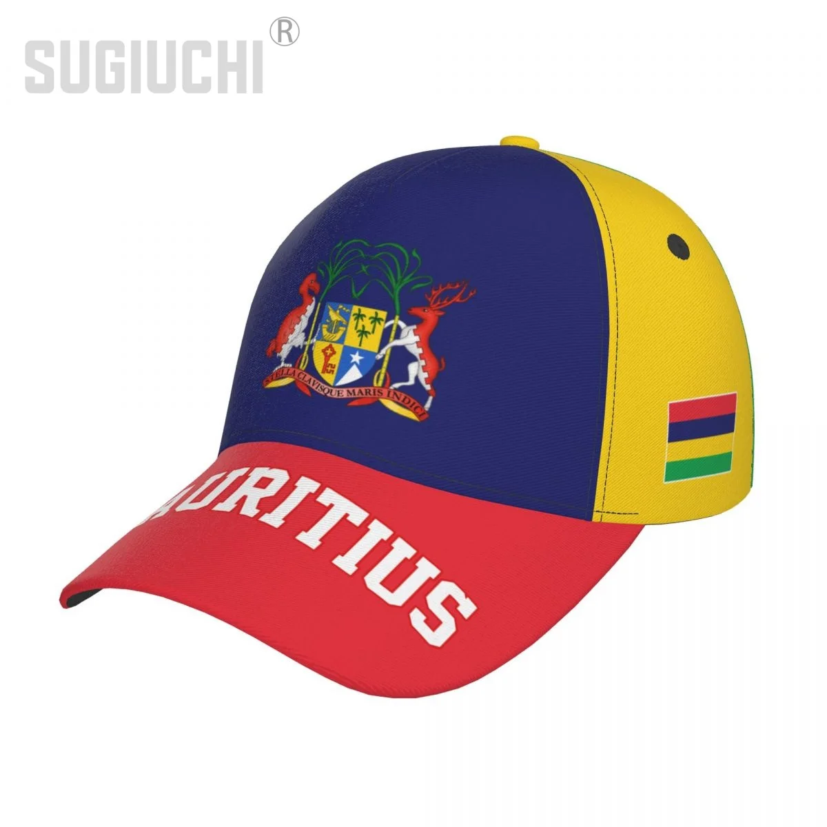 

Unisex Mauritius Flag Mauritians Adult Baseball Cap Patriotic Hat for Baseball Soccer Fans Men Women