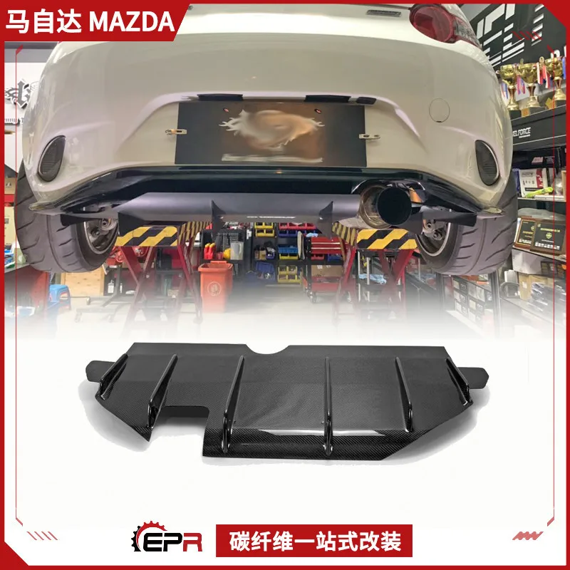 

Miata Compatible Mazda MX5 ND Modification Parts Carbon Fiber Rear Spoiler Base Plate VE Style Rear Lip Addition