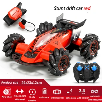 Z109S 2.4G 4WD RC Stunt Car Watch Gesture Sensor Control Spray Toys for Kid Gift with LED Light Car with Remote Control Cars