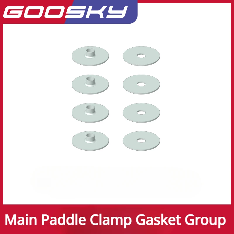 GOOSKY RS7 RC Model Helicopter Spare Parts Main Paddle Clamp Gasket Group