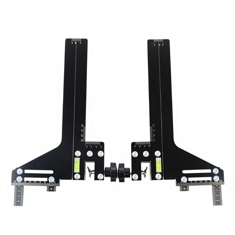 Tensile elevator calibration guide ruler special integrated single-wire guide rail stainless steel strong magnetic splint