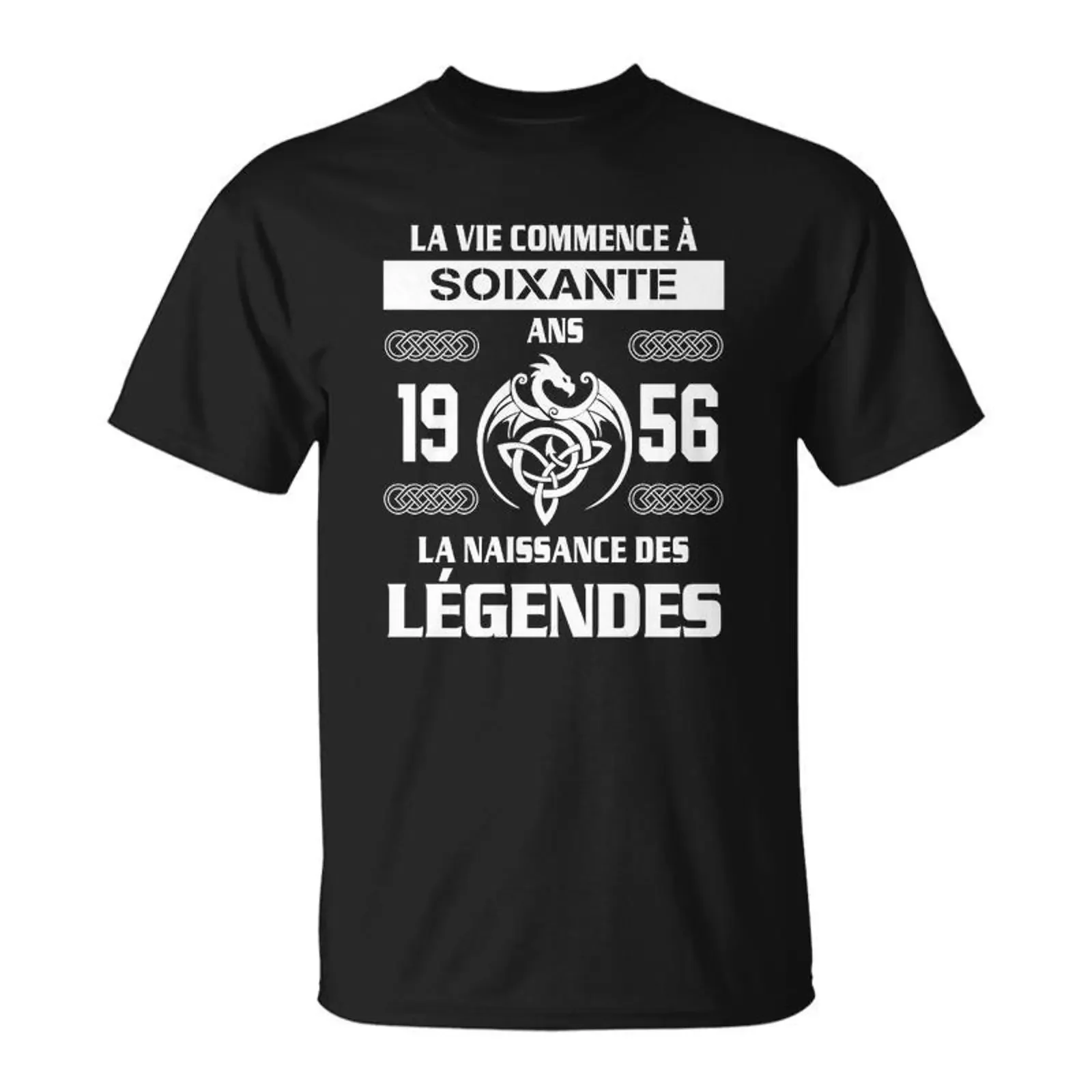 T shirt Life Begins at 60 1956 The Birth of Legends Cadeauxyz vintage Washed Breathable Casual Stylish Slightly Stretched