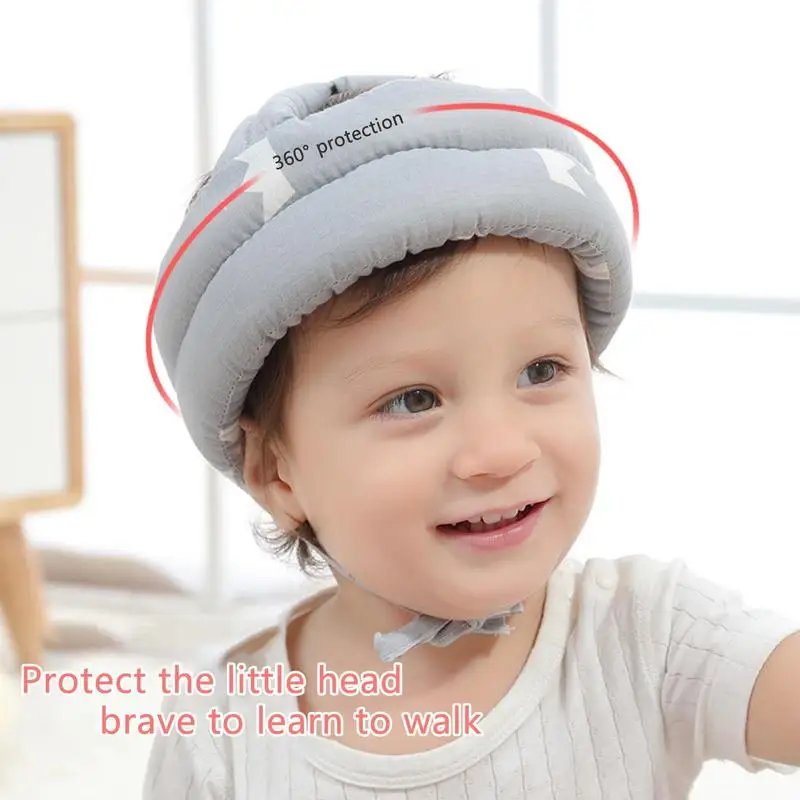 Toddler Anti-fall Head Protector Children Learn To Walk Crash Cap With Ventilation Holes Baby Safety Helmet Protection Headgear