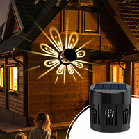 2pcs Solar LED Light Outdoor Garden Decoration Wall Lamp With Motion Sensor Human Induction Courtyard Waterproof Wall Light