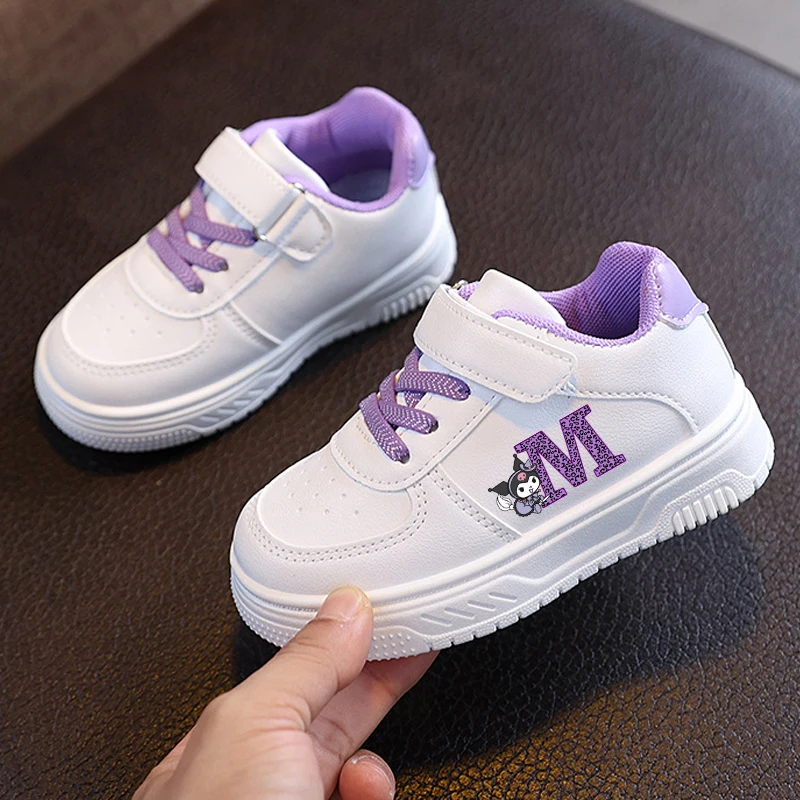 Zapatillas Kuromi para niñas, nuevas zapatillas deportivas con letras de Anime A-Z para niños, deportes al aire libre, calzado informal de viaje para niños, regalo, gran oferta