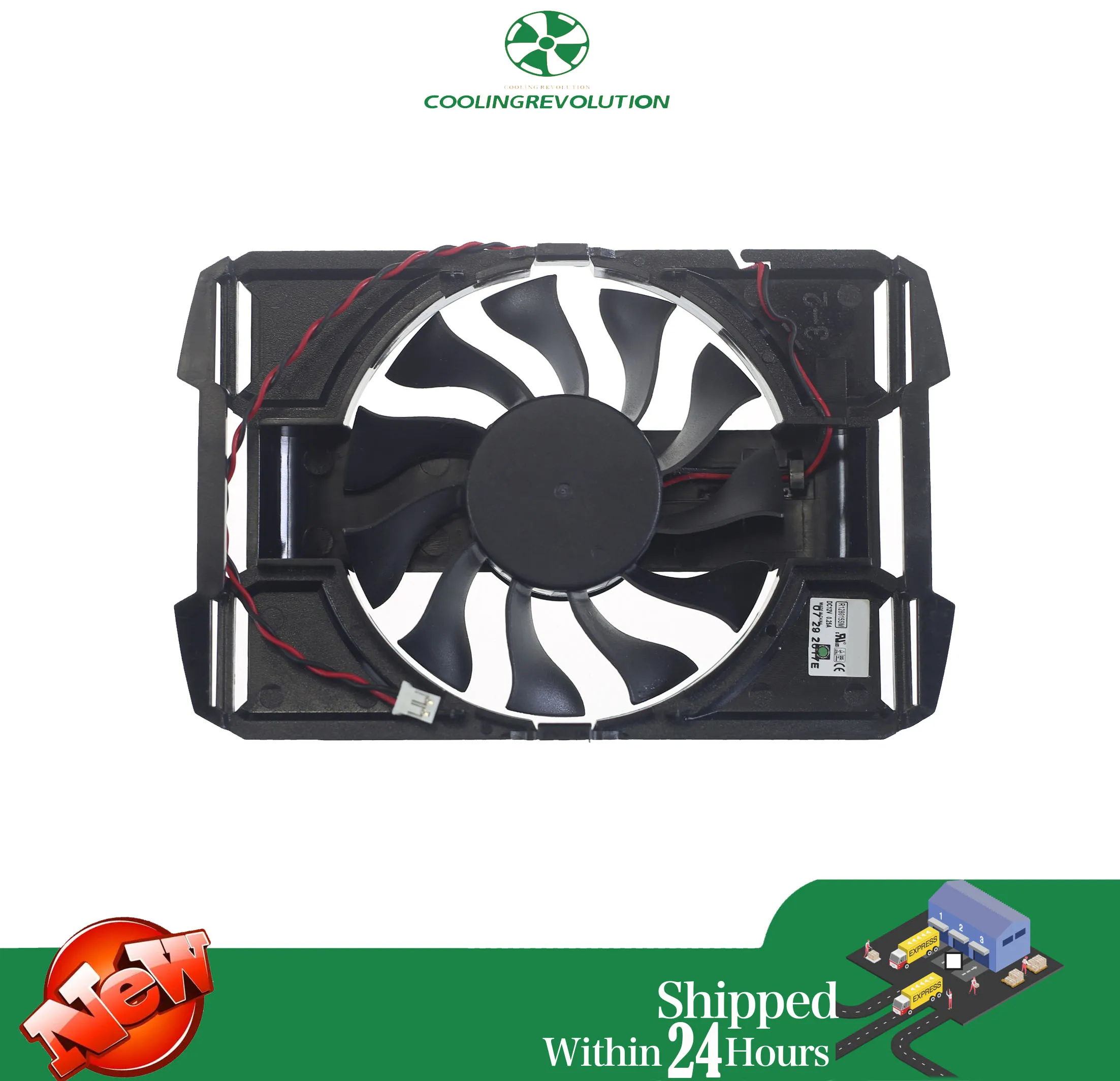 R128015SM GPU VGA Cooler Cooling Fan For ASUS EAH6570/DI/1GD3 EAH 6670/DI/1GD3 EAH 4670 EAHG4670 Graphics Card As Replacement
