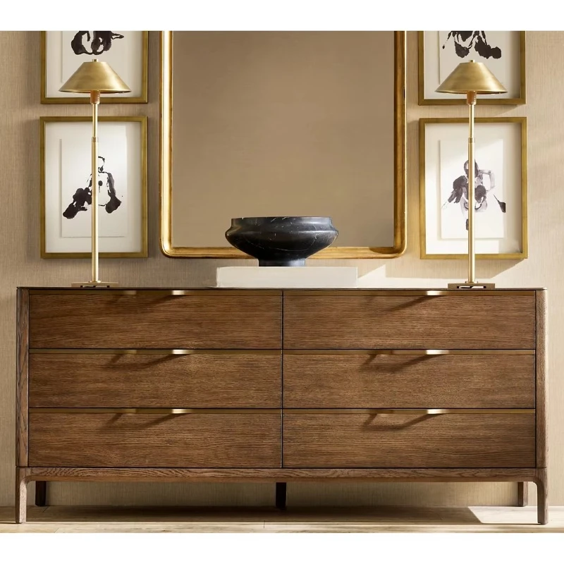 

Современная роскошная мебель для интерьера, деревянная спальня изысканной работы, мебель с 6 ящиками, комод