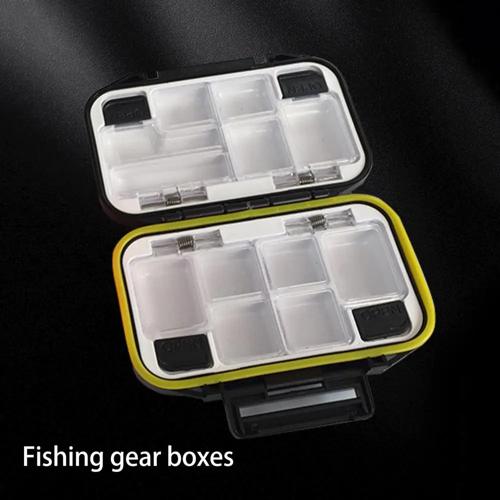 

Fishing Gear Case Convenient Spring Push Button Rectangular Multifunctional Fishing Box Outdoor Fishing