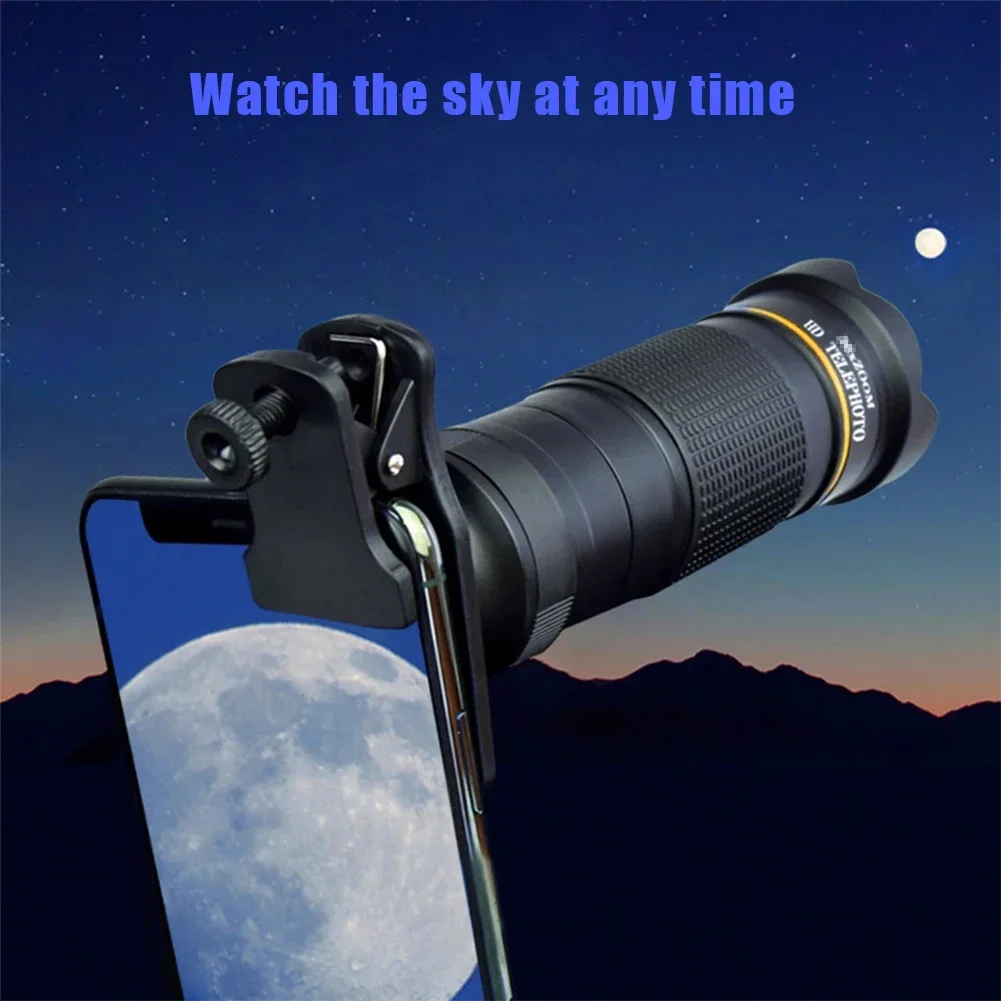 4in1 Telecope Zoom Macro Fisheye Wide Angel Lens Kit Phone Camera Lens 36X Telephoto For Cellphone iPhone Samsung Xiaomi Huawei