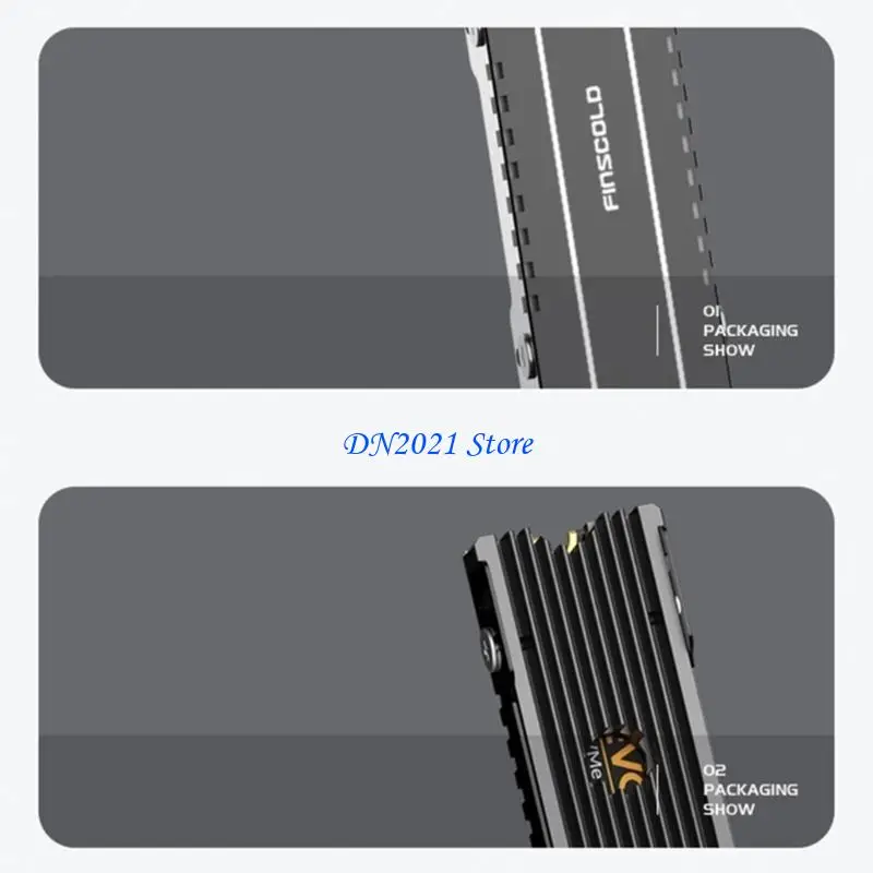 F3KE Aluminio PCI-E NVME para disipadores térmicos M.2 NGFF SSD para disco duro estado sólido M.2 NVME