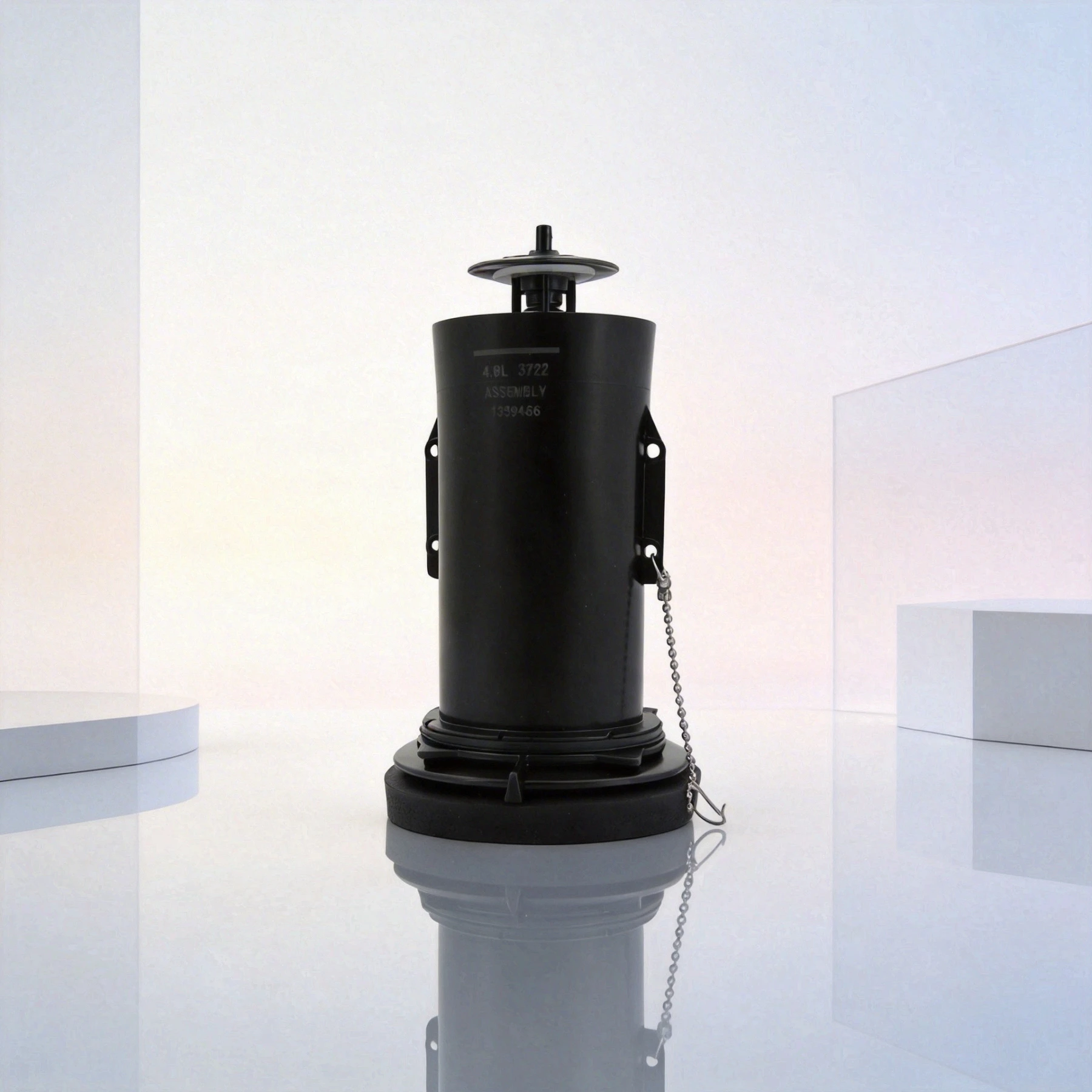 

Toilet Repair Assembly Drain Valve Parts Compatible with 3722 Black Sanitary Repair Replacement Parts