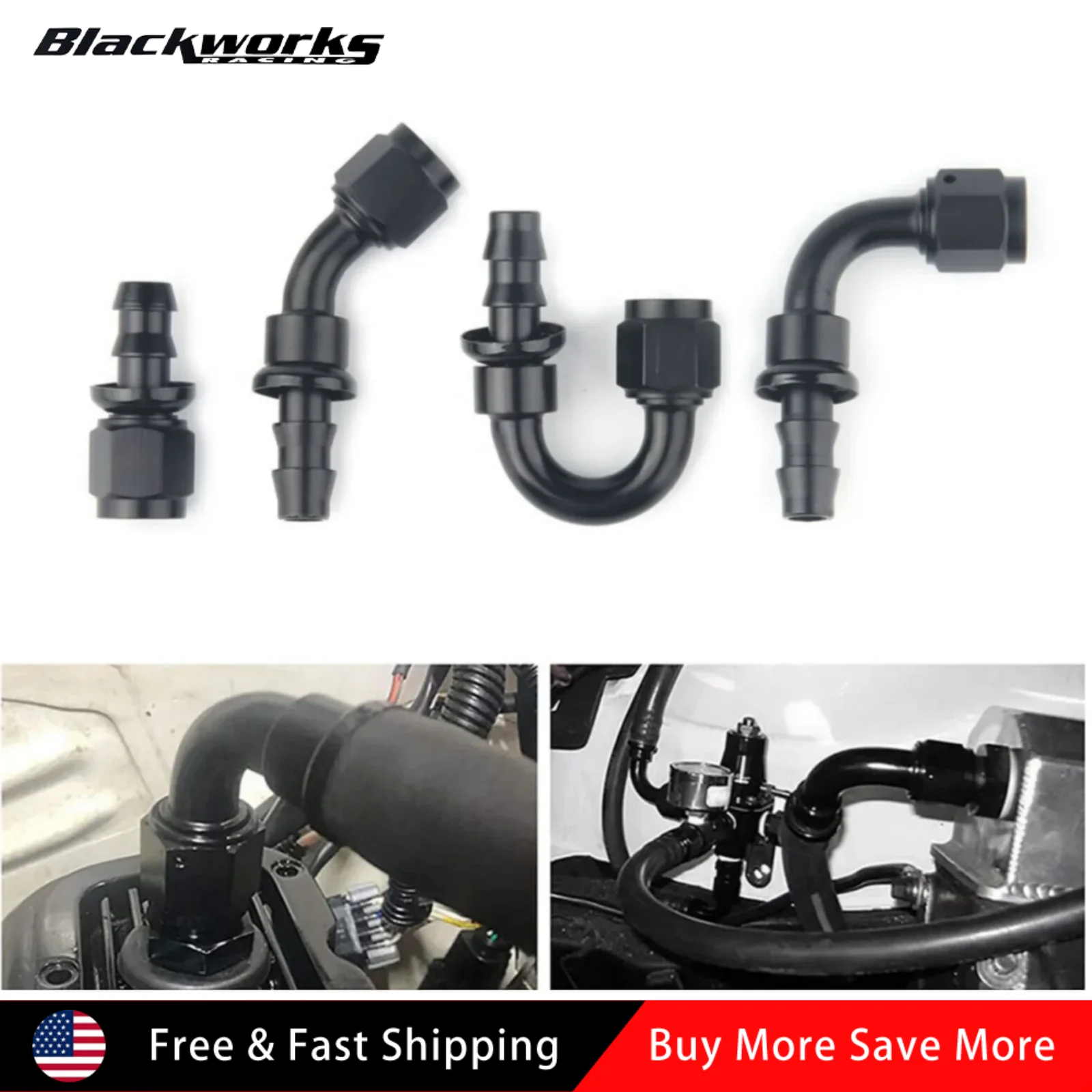 

1 шт. AN8 AN12 45 ° 180 ° Легкий алюминиевый быстросъемный фитинг-коннектор для шлангов, черный, для масла, топлива, воды, воздуха и других жидкостей