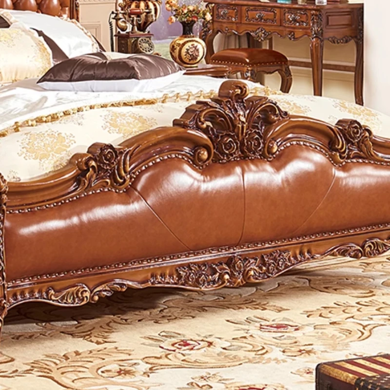 American Comfortable Bed Romantic Design Aesthetics Fashion Bed Bedroom Romantic High Quality Letto Matrimoniale Home Furniture