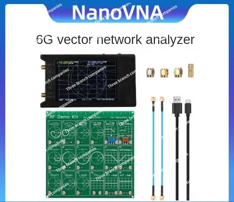 6G Vector Network Analyzer Nanovna 50k-6.3ghz Lite VNA Network Splitter Antenna Short Wave Standing Wave