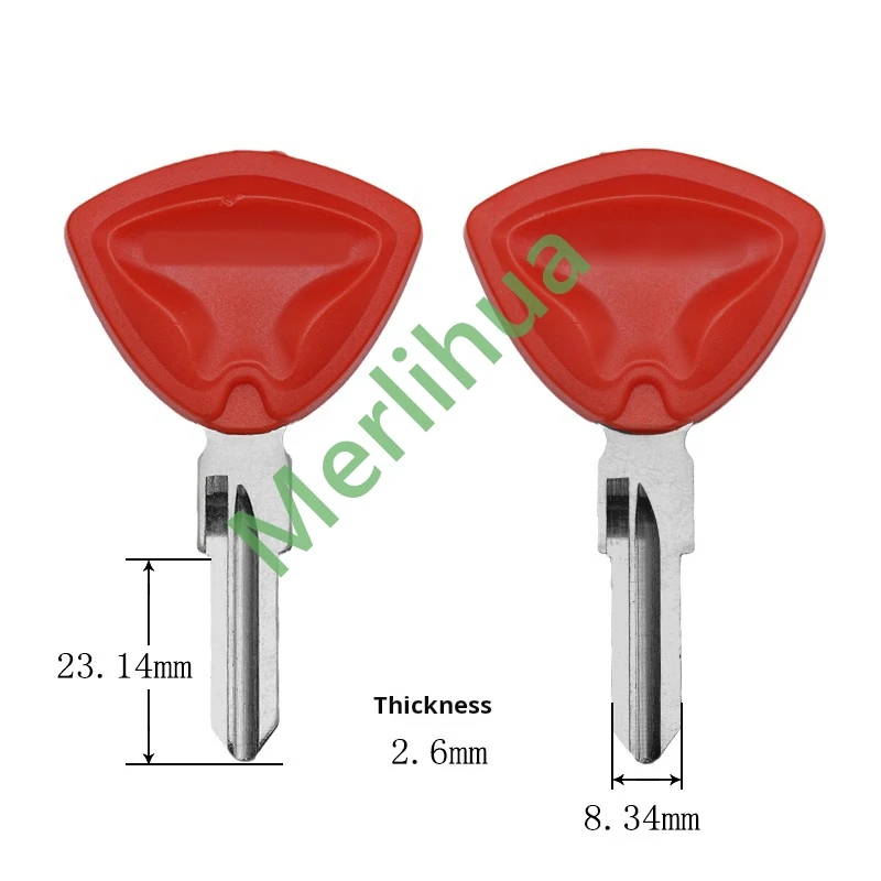 Bombardier motorcycle key, applicable to: Bombardier 1030 three-wheel motorcycle, Spiderman (CAN be placed anti-theft chip).