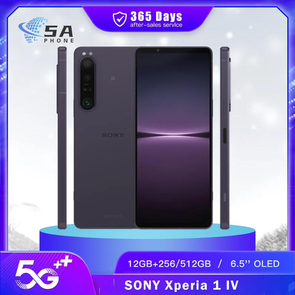 Original Sony Xperia 1 IV 1IV 5G Mobile Phone 12GB RAM 256GB ROM