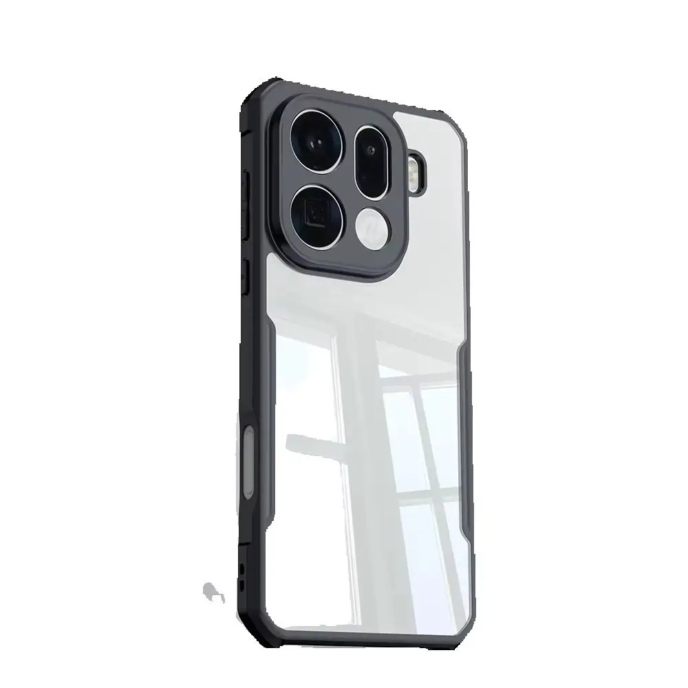 Xundd Etui na Oppo Find X9 Find X9 Pro, Odporne na wstrząsy z poduszkami powietrznymi, Przezroczysta tylna obudowa z paskami na Find X9 Pro Fundas — zdjęcie produktu 7