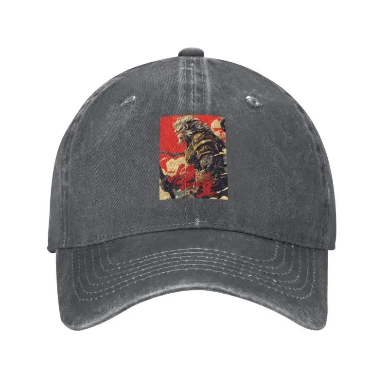 Personalized Cotton Monkey King Wukong Myth Folklore Baseball Cap Women Men Breathable Video Game Lover Gaming Dad Hat Outdoor