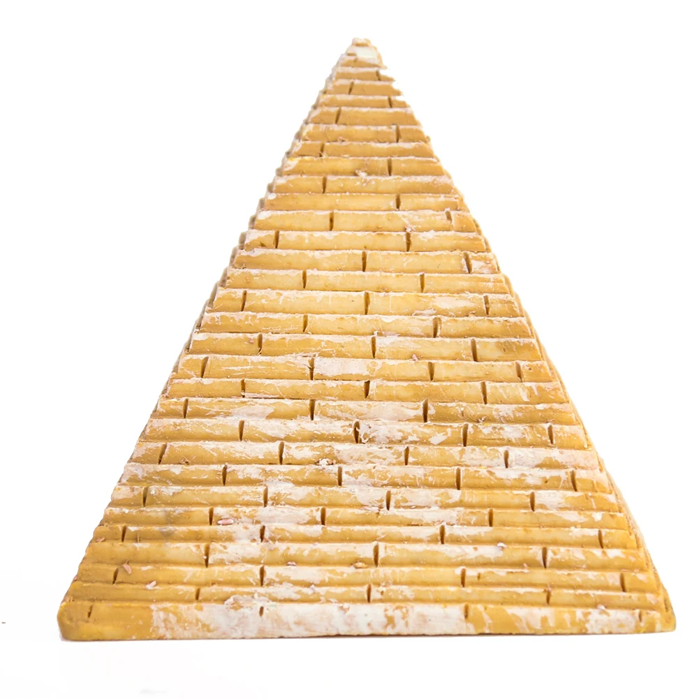 Retro Ancient Egypt Pyramid Resin Ornament Paperweight Crafts Figurines Charm Mascot Tea Pet Photo Props Fairy Garden Desk Decor - Image 3