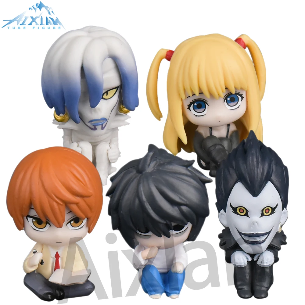 Aixlan DEATH NOTE Figure Yagami Light 4cm MisaMisa Rem PVC Action Figure Amine Birthday Gift Collectible Figurine