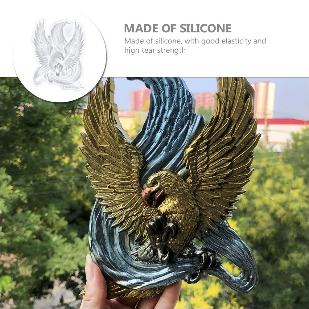 

Durable Silicone Eagle Mold for Epoxy Resin Crafts Smooth Interior Easy Demolding Tool Silicone Molds for Resin Crafts