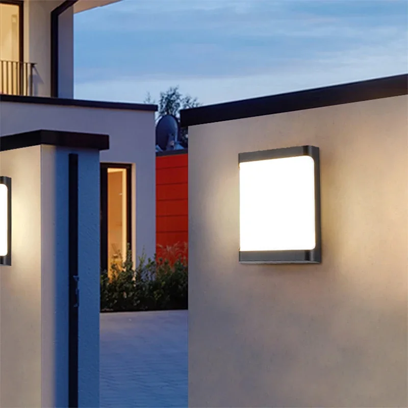 KARLOS Contemporary LED Outdoor Wall Lamps Electric Simplicity Waterproof Balcony Hallway Courtyard Villa Gate Hotel