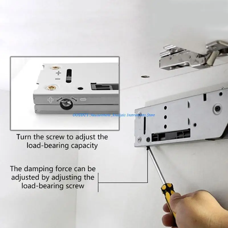 367D Hydraulic Support Damping Rod With Antidrops Buffers Quiet Operation DIY Friendly Furniture Hardwares Accessories