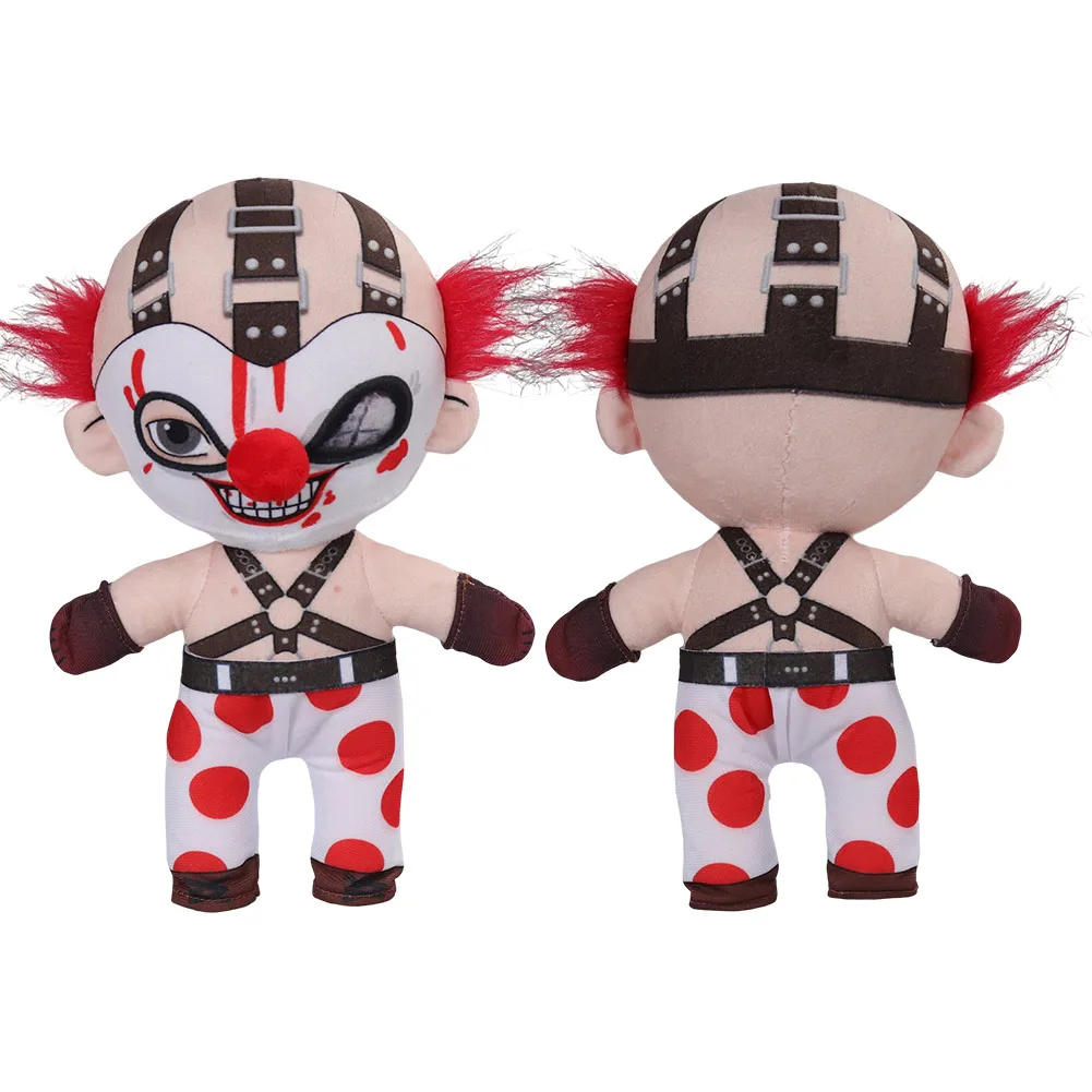 Twisted Metal Sweet Tooth Cosplay Plush Toys, Cartoon Soft Stuffed Dolls, Mascot Birthday Christmas Halloween Gifts